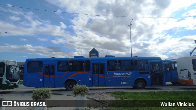 Auto Viação Imperatriz 1403 na cidade de Florianópolis, Santa Catarina, Brasil, por Wallan Vinicius. Número da foto: #12521349.
