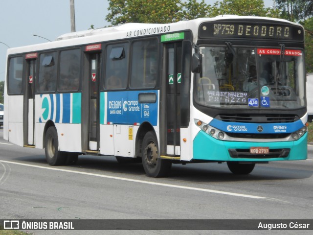Transportes Campo Grande D53689 na cidade de Rio de Janeiro, Rio de Janeiro, Brasil, por Augusto César. Número da foto: #12520246.