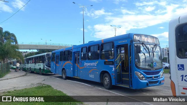 Auto Viação Imperatriz 1403 na cidade de Florianópolis, Santa Catarina, Brasil, por Wallan Vinicius. Número da foto: #12521356.