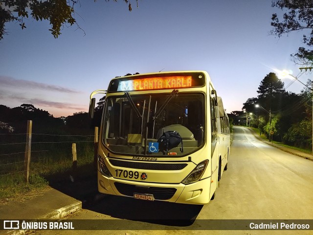 Expresso Azul 17099 na cidade de Pinhais, Paraná, Brasil, por Cadmiel Pedroso. Número da foto: #12522369.