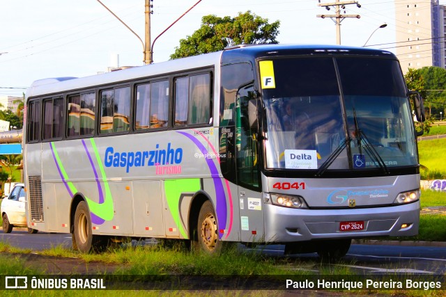 Gasparzinho Turismo 4041 na cidade de Rio Claro, São Paulo, Brasil, por Paulo Henrique Pereira Borges. Número da foto: #12522141.