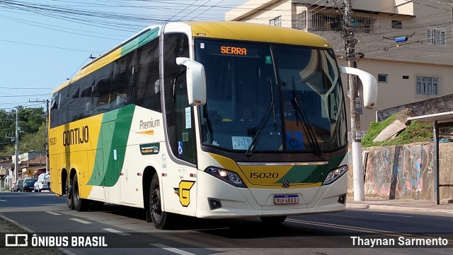 Empresa Gontijo de Transportes 15020 na cidade de Serra, Espírito Santo, Brasil, por Thaynan Sarmento. Número da foto: #12521279.