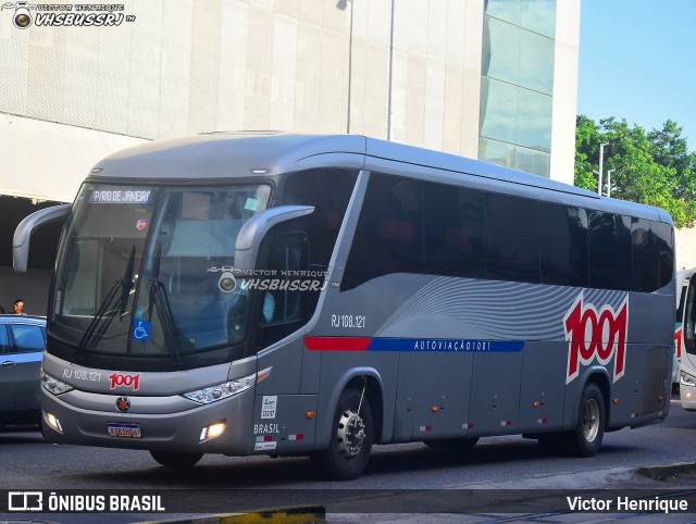 Auto Viação 1001 RJ 108.121 na cidade de Rio de Janeiro, Rio de Janeiro, Brasil, por Victor Henrique. Número da foto: #12521818.