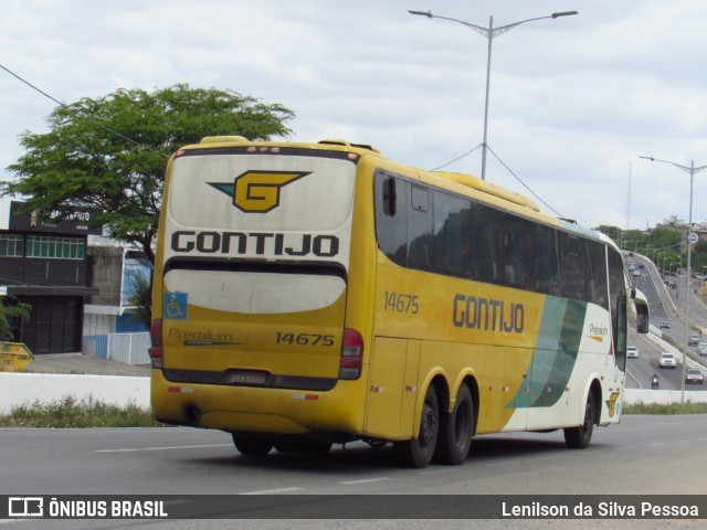 Empresa Gontijo de Transportes 14675 na cidade de Caruaru, Pernambuco, Brasil, por Lenilson da Silva Pessoa. Número da foto: #12521744.