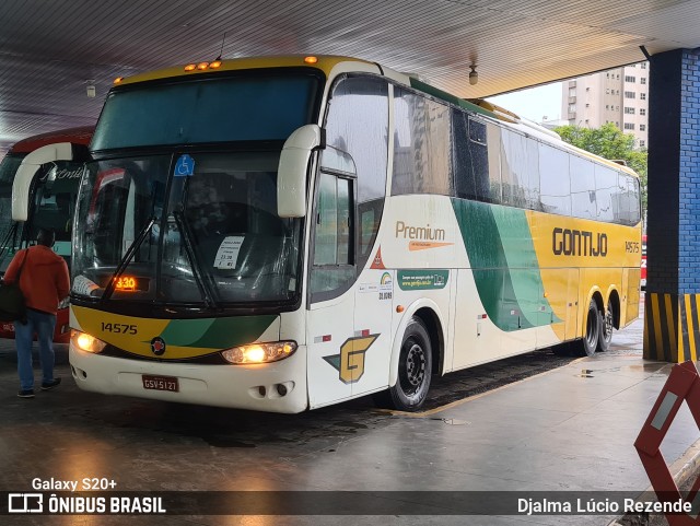 Empresa Gontijo de Transportes 14575 na cidade de Pouso Alegre, Minas Gerais, Brasil, por Djalma Lúcio Rezende. Número da foto: #12520194.