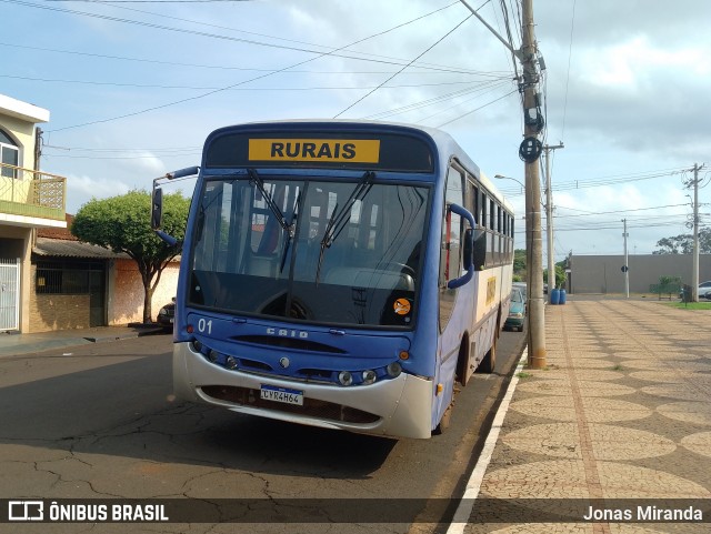 Ônibus Particulares RURAIS na cidade de Pradópolis, São Paulo, Brasil, por Jonas Miranda. Número da foto: #12520614.