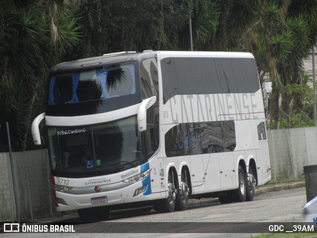 Auto Viação Catarinense 3712 na cidade de Curitiba, Paraná, Brasil, por GDC __39AM. Número da foto: #12457655.