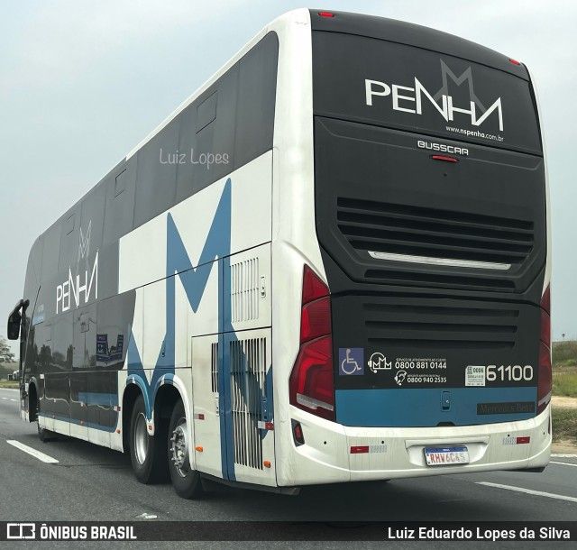 Empresa de Ônibus Nossa Senhora da Penha 61100 na cidade de Lavrinhas, São Paulo, Brasil, por Luiz Eduardo Lopes da Silva. Número da foto: #12457842.