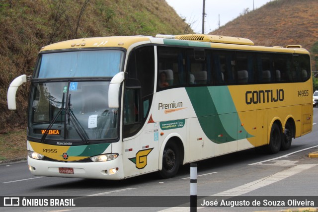 Empresa Gontijo de Transportes 14955 na cidade de Piraí, Rio de Janeiro, Brasil, por José Augusto de Souza Oliveira. Número da foto: #12457424.