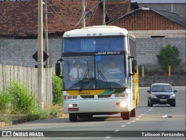 Empresa Gontijo de Transportes 15570 na cidade de Juiz de Fora, Minas Gerais, Brasil, por Tailisson Fernandes. Número da foto: #12458044.