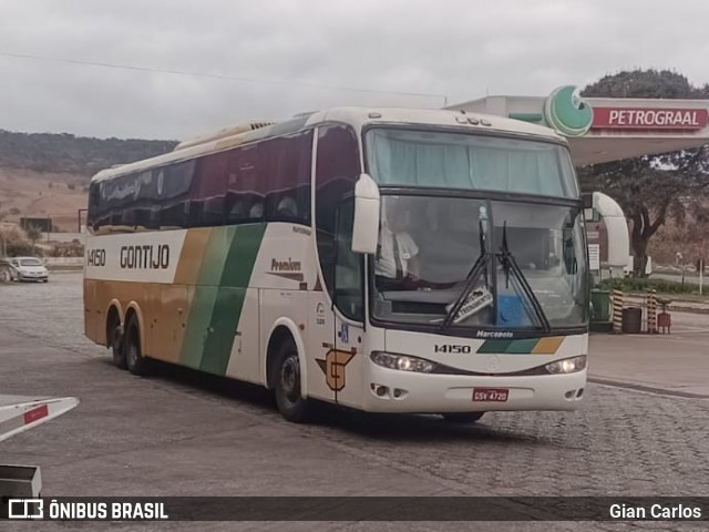 Empresa Gontijo de Transportes 14150 na cidade de João Monlevade, Minas Gerais, Brasil, por Gian Carlos. Número da foto: #12456237.