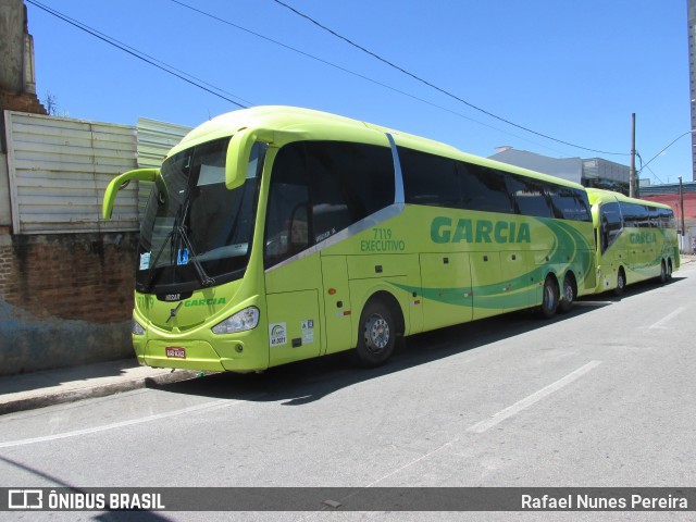 Viação Garcia 7119 na cidade de Pouso Alegre, Minas Gerais, Brasil, por Rafael Nunes Pereira. Número da foto: #12457566.