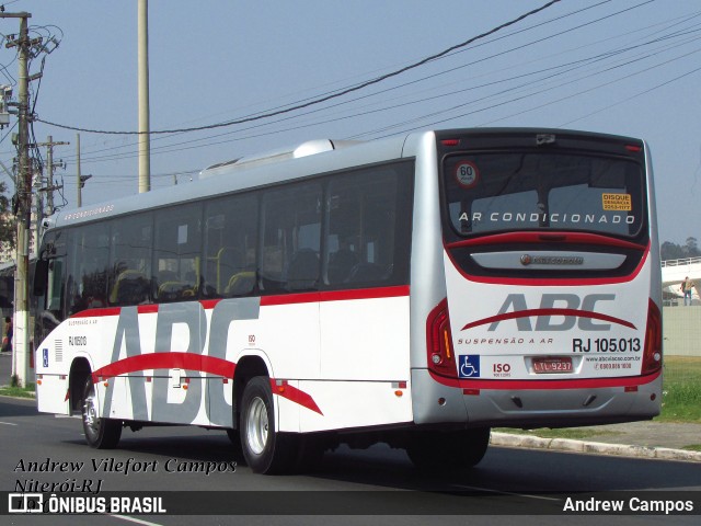 Auto Viação ABC RJ 105.013 na cidade de Niterói, Rio de Janeiro, Brasil, por Andrew Campos. Número da foto: #12456883.