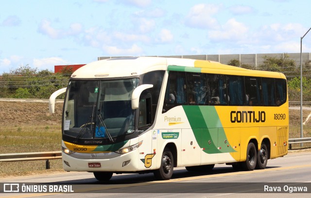 Empresa Gontijo de Transportes 18090 na cidade de Vitória da Conquista, Bahia, Brasil, por Rava Ogawa. Número da foto: #12456952.