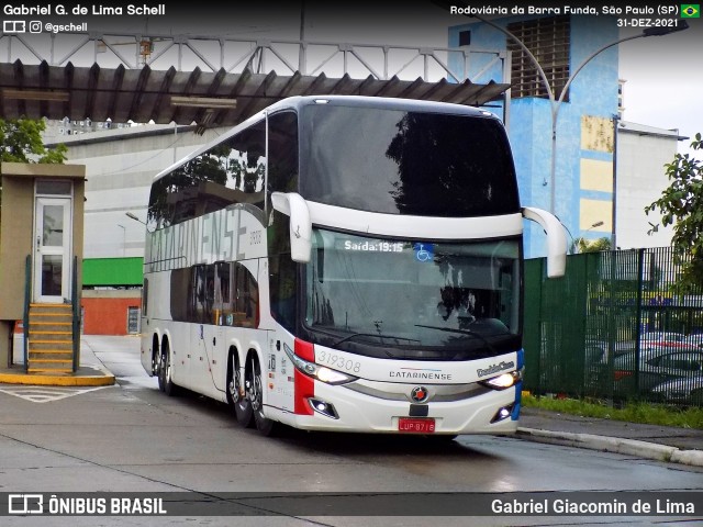 Auto Viação Catarinense 319308 na cidade de São Paulo, São Paulo, Brasil, por Gabriel Giacomin de Lima. Número da foto: #12456867.