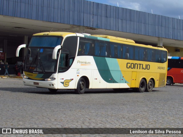 Empresa Gontijo de Transportes 14840 na cidade de Caruaru, Pernambuco, Brasil, por Lenilson da Silva Pessoa. Número da foto: #12457919.