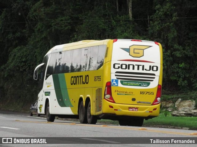 Empresa Gontijo de Transportes 18755 na cidade de Juiz de Fora, Minas Gerais, Brasil, por Tailisson Fernandes. Número da foto: #12458052.