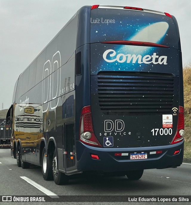 Viação Cometa 17000 na cidade de Queluz, São Paulo, Brasil, por Luiz Eduardo Lopes da Silva. Número da foto: #12457849.