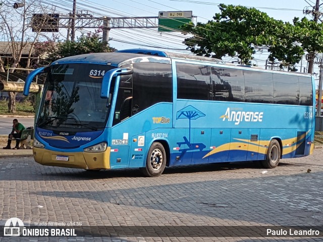 Expresso Angrense RJ 637.014 na cidade de Seropédica, Rio de Janeiro, Brasil, por Paulo Leandro. Número da foto: #12522780.