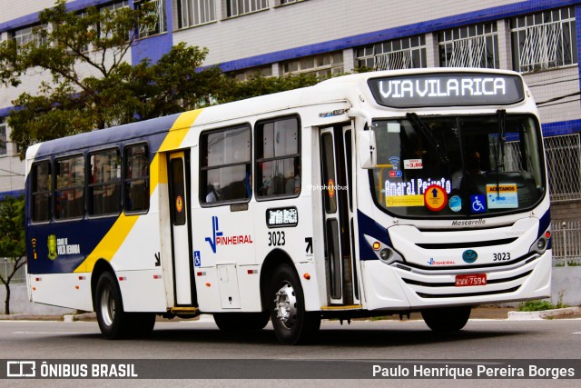Viação Pinheiral 3023 na cidade de Volta Redonda, Rio de Janeiro, Brasil, por Paulo Henrique Pereira Borges. Número da foto: #12524319.