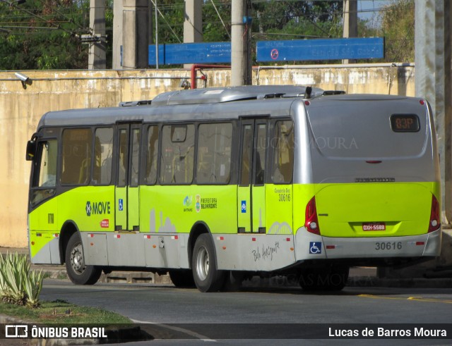 Bettania Ônibus 30616 na cidade de Belo Horizonte, Minas Gerais, Brasil, por Lucas de Barros Moura. Número da foto: #12524858.