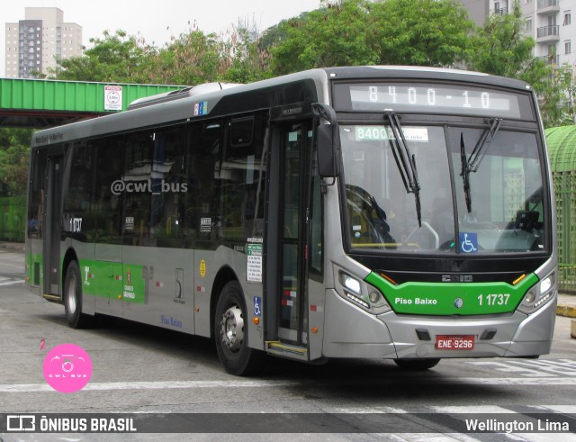 Viação Santa Brígida 1 1737 na cidade de São Paulo, São Paulo, Brasil, por Wellington Lima. Número da foto: #12523499.