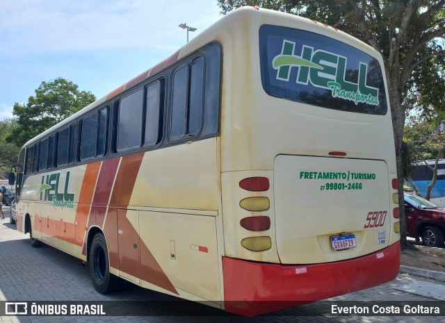 Hell Transportes 5900 na cidade de Vila Velha, Espírito Santo, Brasil, por Everton Costa Goltara. Número da foto: #12523690.