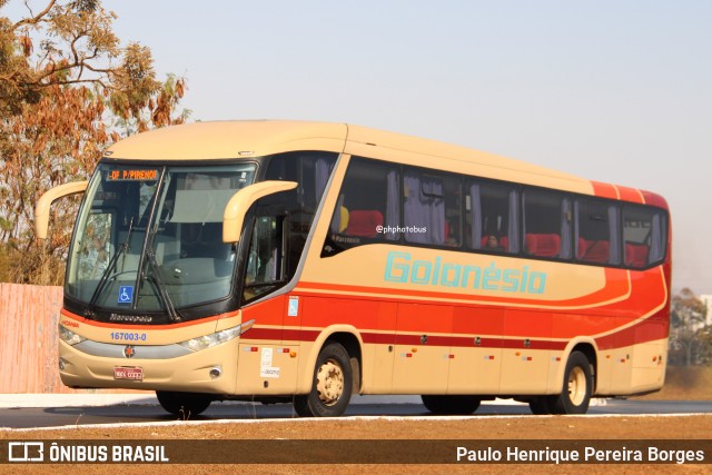 Auto Viação Goianésia 167003-0 na cidade de Brasília, Distrito Federal, Brasil, por Paulo Henrique Pereira Borges. Número da foto: #12524385.