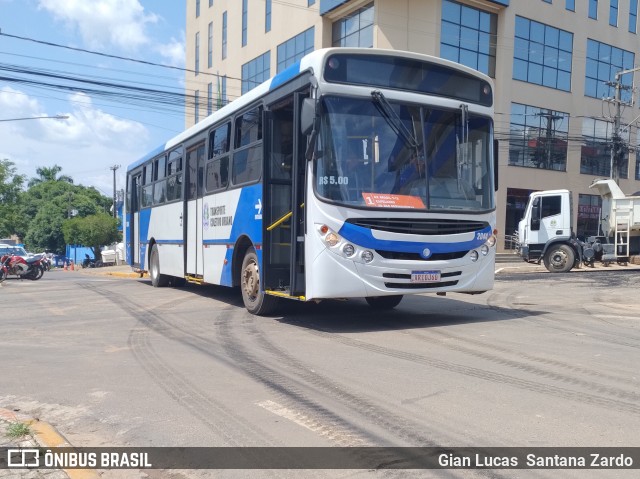 Transvida Transporte Coletivo 2044 na cidade de Ji-Paraná, Rondônia, Brasil, por Gian Lucas  Santana Zardo. Número da foto: #12523245.