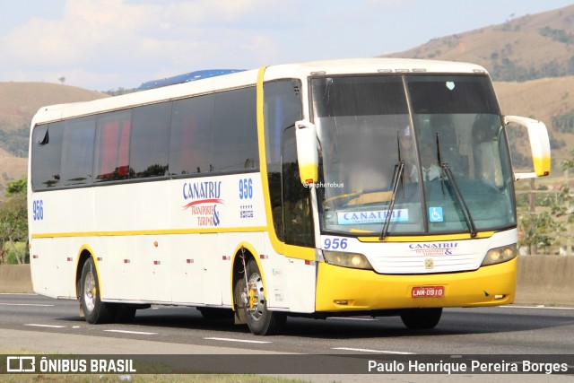 Canatris Turismo 956 na cidade de Roseira, São Paulo, Brasil, por Paulo Henrique Pereira Borges. Número da foto: #12524416.