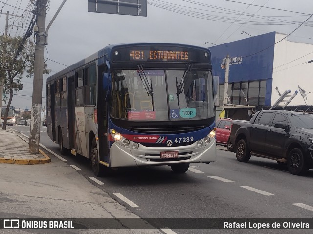 ATT - Alto Tietê Transportes 47.289 na cidade de Mogi das Cruzes, São Paulo, Brasil, por Rafael Lopes de Oliveira. Número da foto: #12522769.