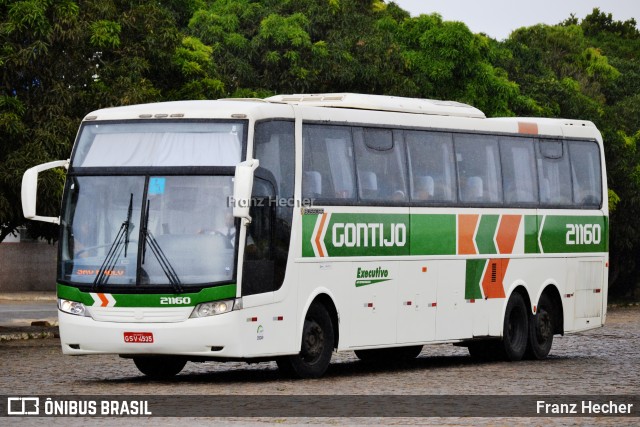 Empresa Gontijo de Transportes 21160 na cidade de Vitória da Conquista, Bahia, Brasil, por Franz Hecher. Número da foto: #12526363.