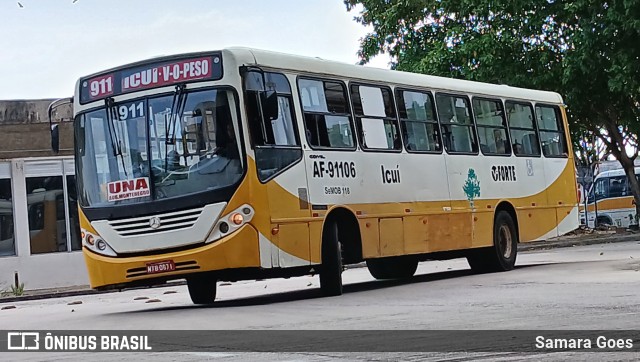 Viação Forte AF-91106 na cidade de Belém, Pará, Brasil, por Samara Goes. Número da foto: #12525314.