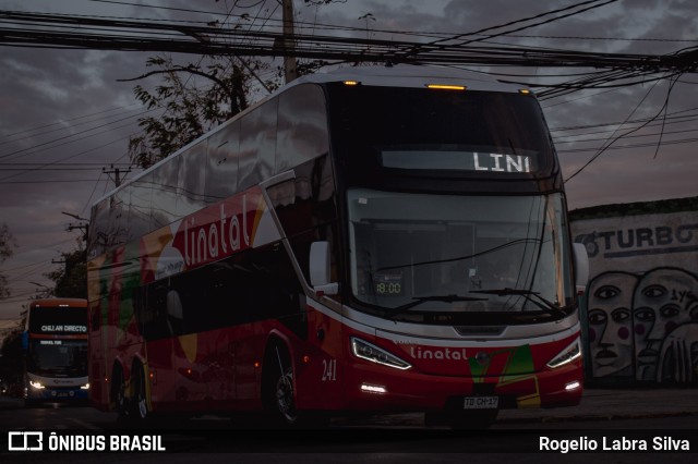 Buses Linatal 241 na cidade de Estación Central, Santiago, Metropolitana de Santiago, Chile, por Rogelio Labra Silva. Número da foto: #12525731.