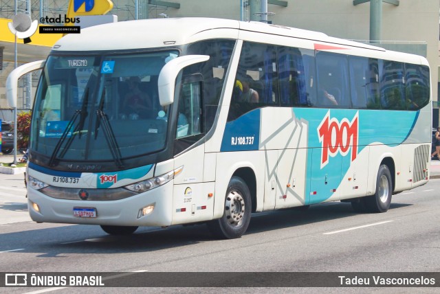 Auto Viação 1001 RJ 108.737 na cidade de Rio de Janeiro, Rio de Janeiro, Brasil, por Tadeu Vasconcelos. Número da foto: #12525753.