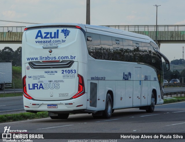Lirabus 21053 na cidade de Campinas, São Paulo, Brasil, por Henrique Alves de Paula Silva. Número da foto: #12526841.
