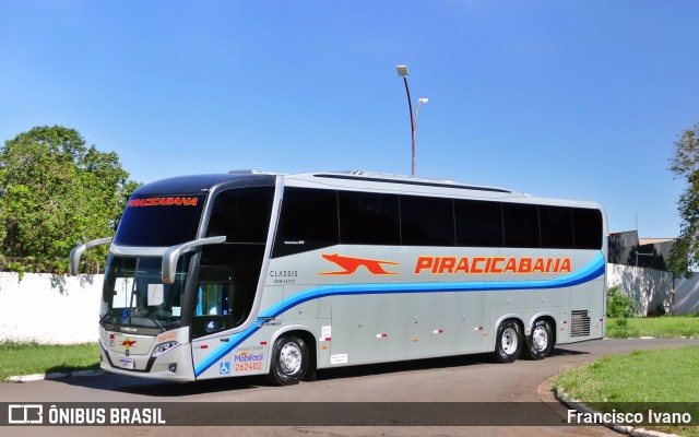 Viação Piracicabana 262402 na cidade de Ourinhos, São Paulo, Brasil, por Francisco Ivano. Número da foto: #12526332.