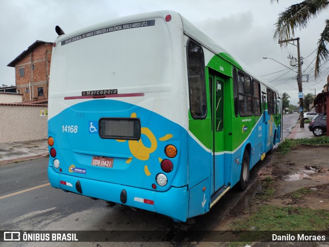 Serramar Transporte Coletivo 14168 na cidade de Serra, Espírito Santo, Brasil, por Danilo Moraes. Número da foto: #12526125.