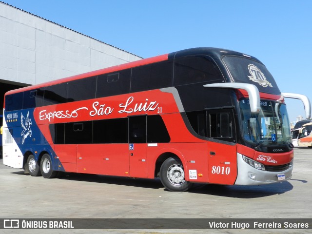 Expresso São Luiz 8010 na cidade de Goiânia, Goiás, Brasil, por Victor Hugo  Ferreira Soares. Número da foto: #12459089.