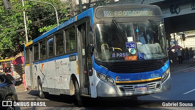 Transportes Futuro C30224 na cidade de Rio de Janeiro, Rio de Janeiro, Brasil, por Gabriel Sousa. Número da foto: #12459509.