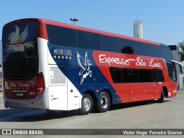 Expresso São Luiz 8010 na cidade de Goiânia, Goiás, Brasil, por Victor Hugo  Ferreira Soares. Número da foto: #12459085.