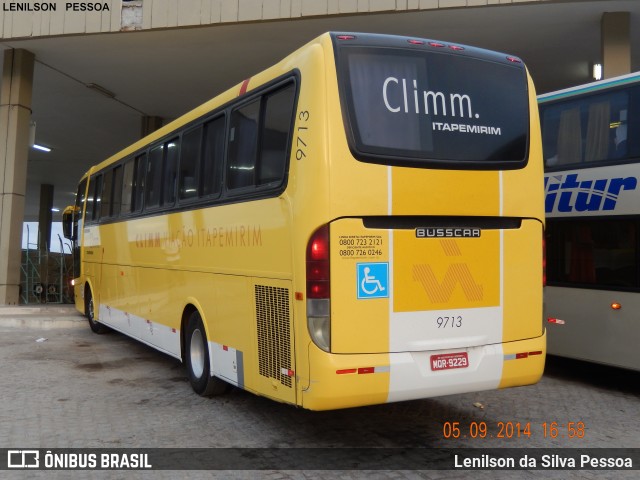 Viação Itapemirim 9713 na cidade de Caruaru, Pernambuco, Brasil, por Lenilson da Silva Pessoa. Número da foto: #12460036.