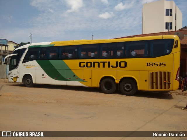 Empresa Gontijo de Transportes 18515 na cidade de Virgem da Lapa, Minas Gerais, Brasil, por Ronnie Damião. Número da foto: #12458373.