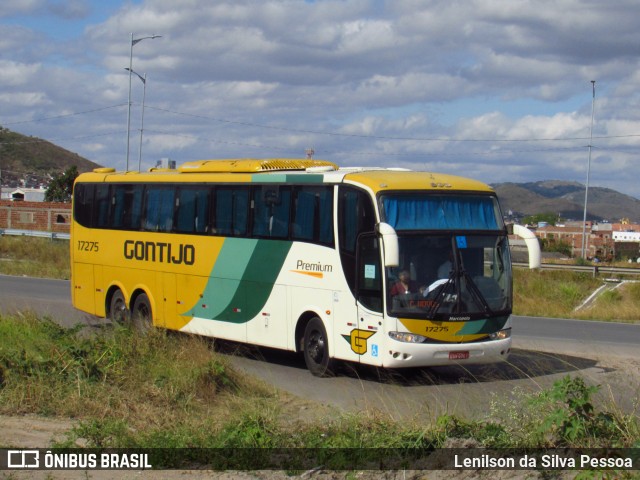 Empresa Gontijo de Transportes 17275 na cidade de Caruaru, Pernambuco, Brasil, por Lenilson da Silva Pessoa. Número da foto: #12459698.