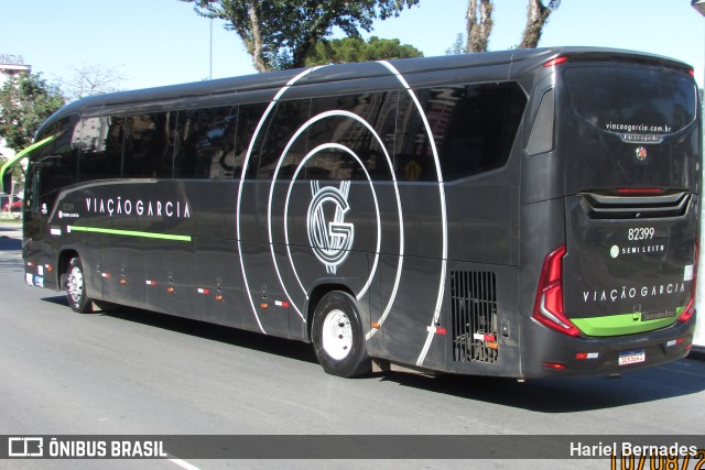 Viação Garcia 82399 na cidade de Curitiba, Paraná, Brasil, por Hariel Bernades. Número da foto: #12459405.