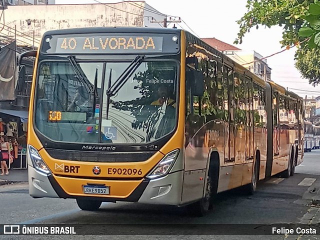 Mobi Rio E902096 na cidade de Rio de Janeiro, Rio de Janeiro, Brasil, por Felipe Costa. Número da foto: #12458666.