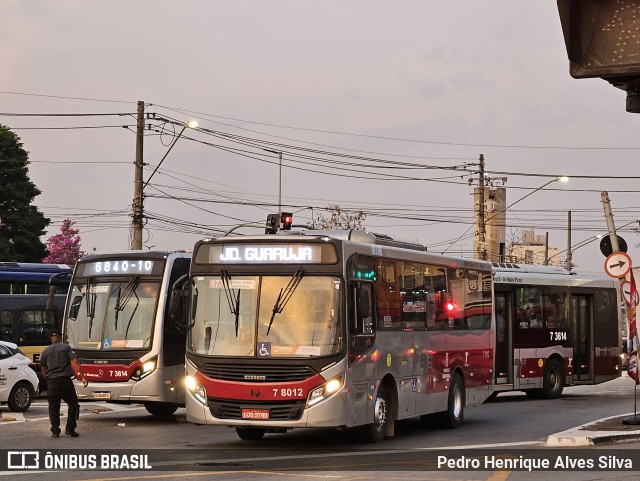 Transwolff Transportes e Turismo 7 8012 na cidade de São Paulo, São Paulo, Brasil, por Pedro Henrique Alves Silva. Número da foto: #12458329.