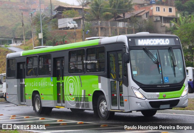 Viação Garcia 91221 na cidade de Barra do Piraí, Rio de Janeiro, Brasil, por Paulo Henrique Pereira Borges. Número da foto: #12460240.
