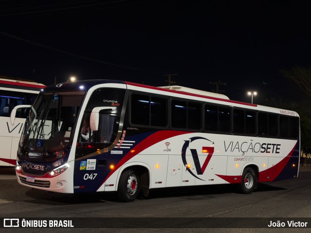 Viação Sete 047 na cidade de Teresina, Piauí, Brasil, por João Victor. Número da foto: #12460483.