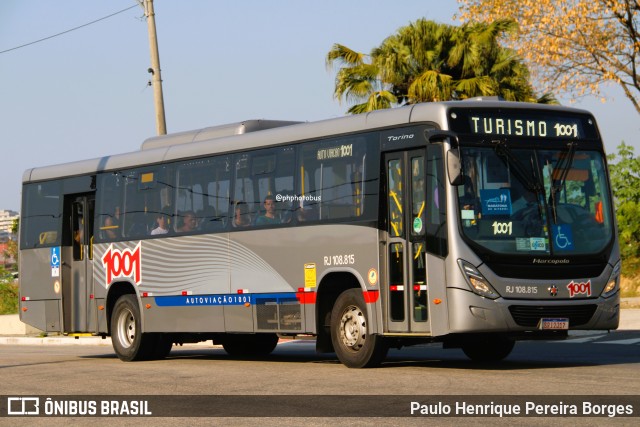 Auto Viação 1001 RJ 108.815 na cidade de Niterói, Rio de Janeiro, Brasil, por Paulo Henrique Pereira Borges. Número da foto: #12460157.